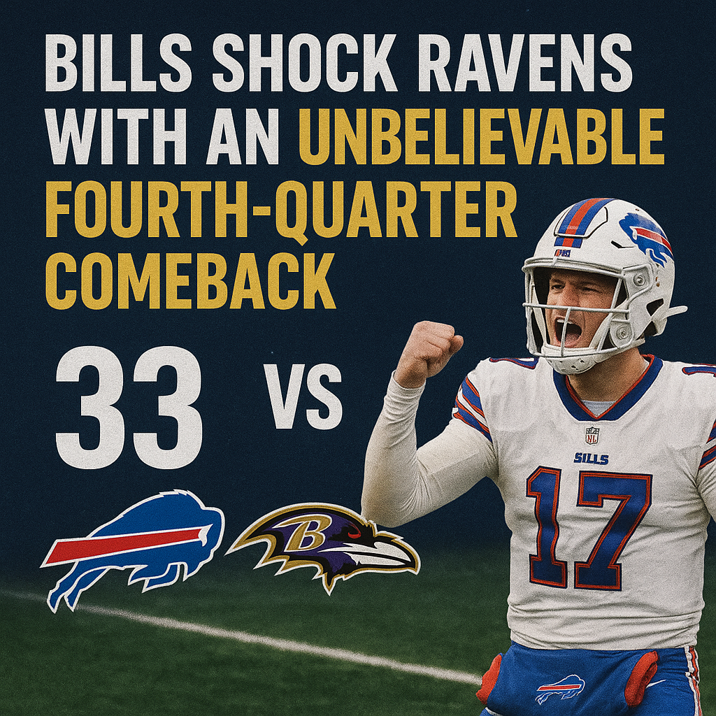 Bills Shock Ravens With An Unbelievable Fourth-Quarter Comeback