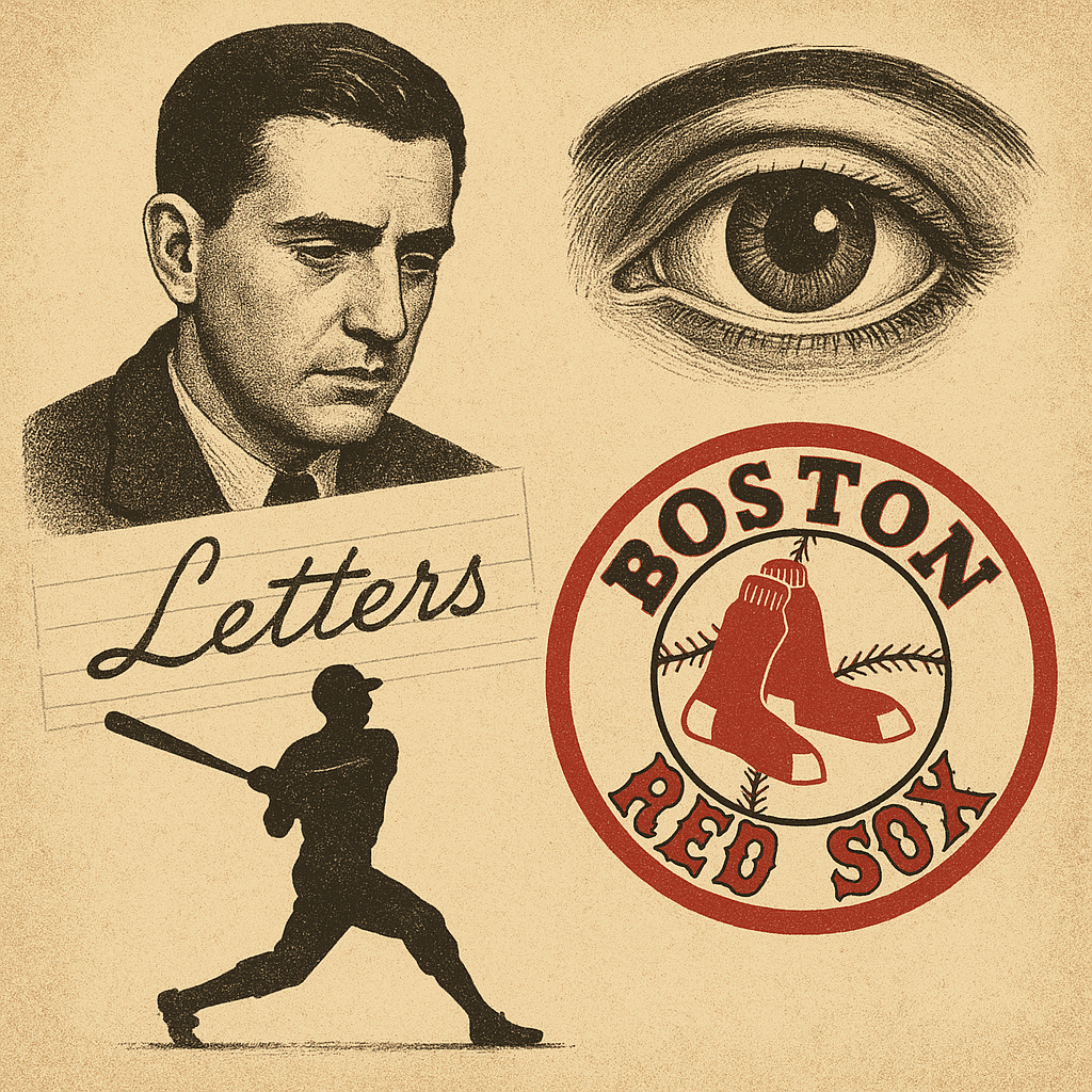 Benito From Conrad's Letters, La Jetée, A Home Run, A Boston Red Sox Logo, And More