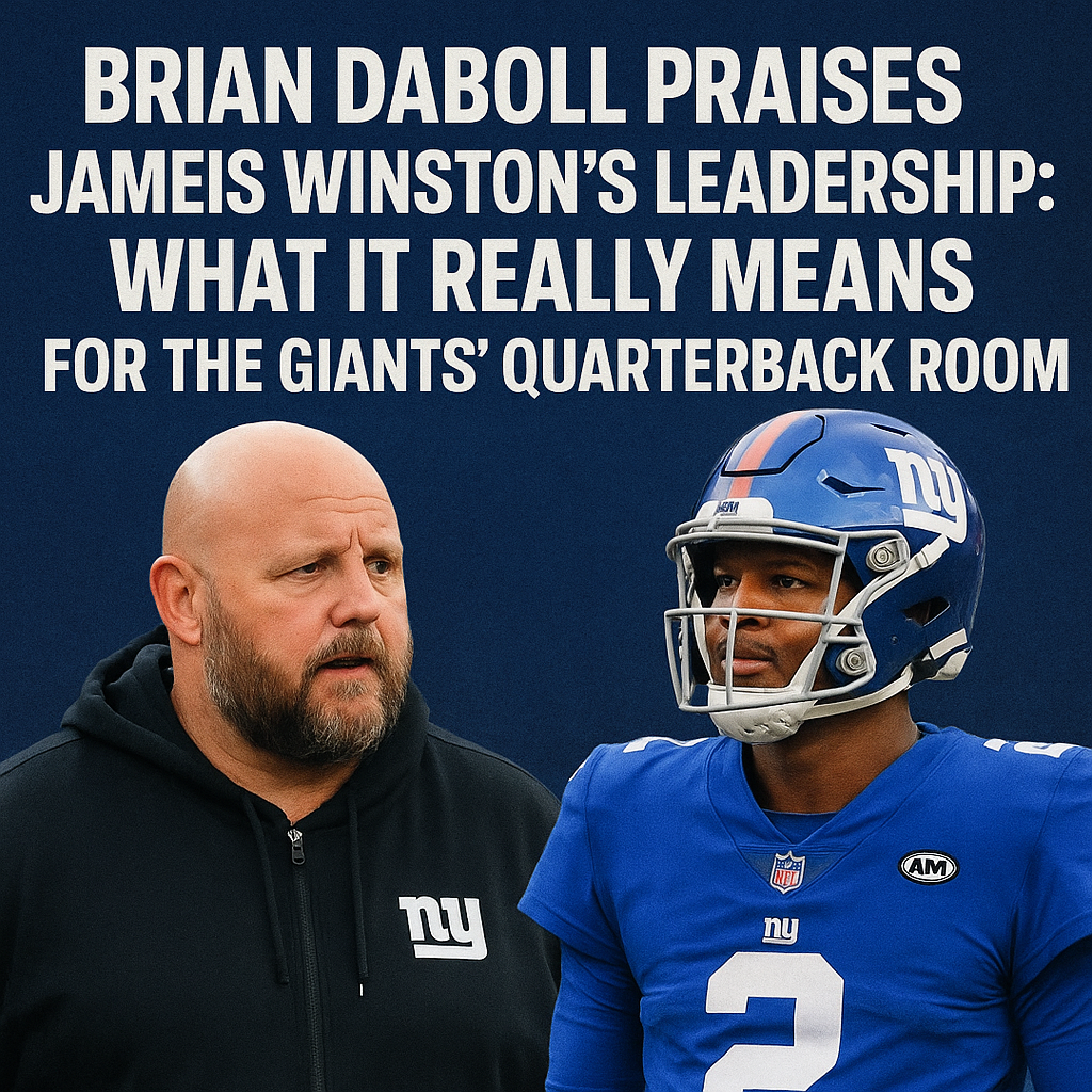 Brian Daboll Praises Jameis Winston’s Leadership: What It Really Means For The Giants’ Quarterback Room