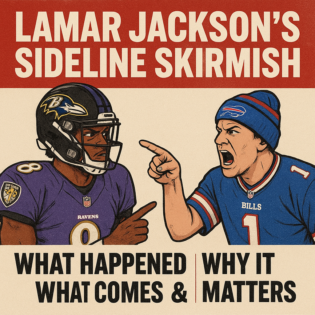 Lamar Jackson’s Sideline Skirmish With a Bills Fan What Happened, Why It Matters, and What Comes Next