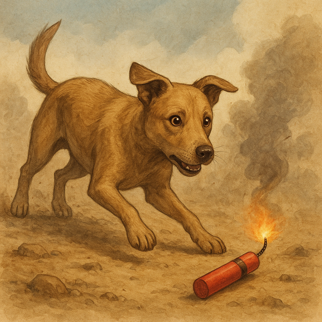 The Brave Pup Who Snuffed Out a Dynamite Threat A True Story of Instinct, Loyalty, and Split-Second Courage